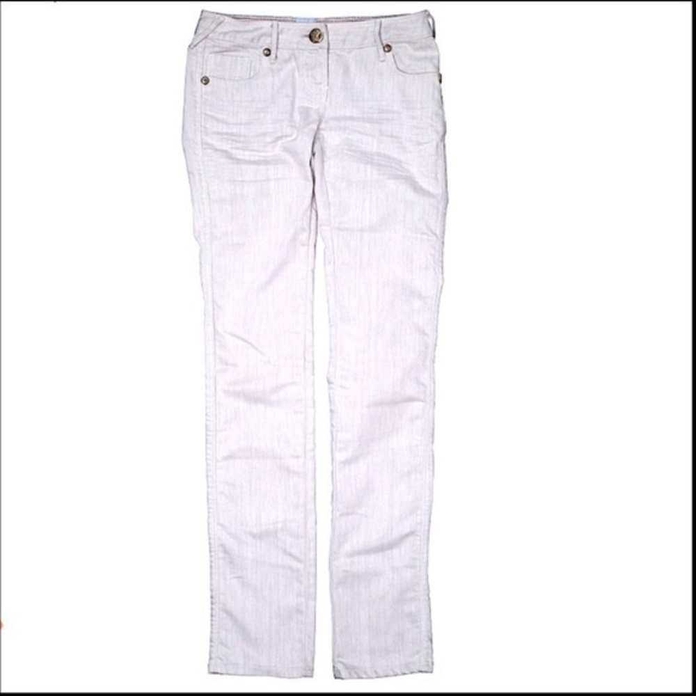 Sass & Bide 25 grey wash cotton‎ blend skinny low rise jeans